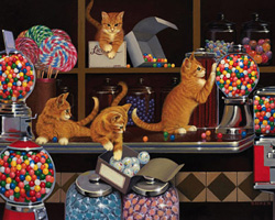 PUZZLE WHITE MOUNTAIN 407 GATITOS